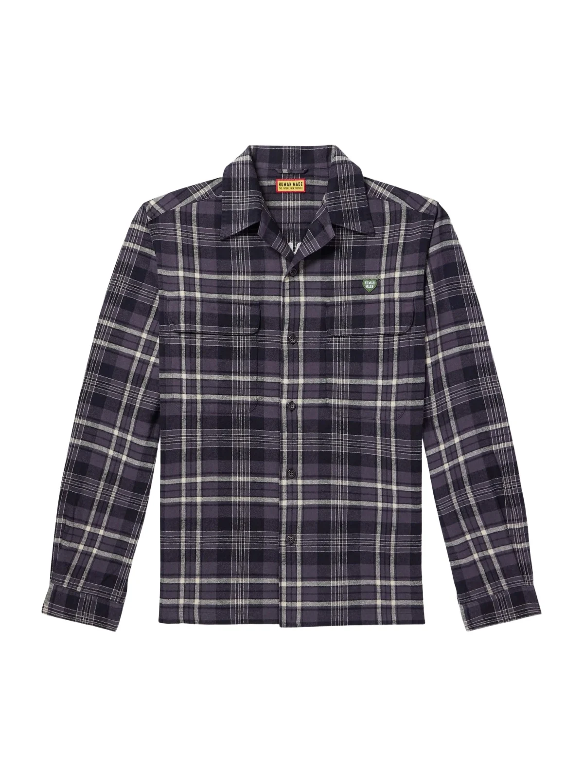 Human Made Camp-Collar Checked Cotton-Flannel Shirt - Men