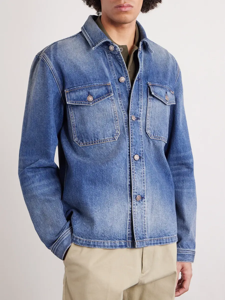 Tom Ford Denim Shirt Overshirt - Men | Thumbnail 3 Tom Ford Denim Shirt Overshirt - Men | Thumbnail 3