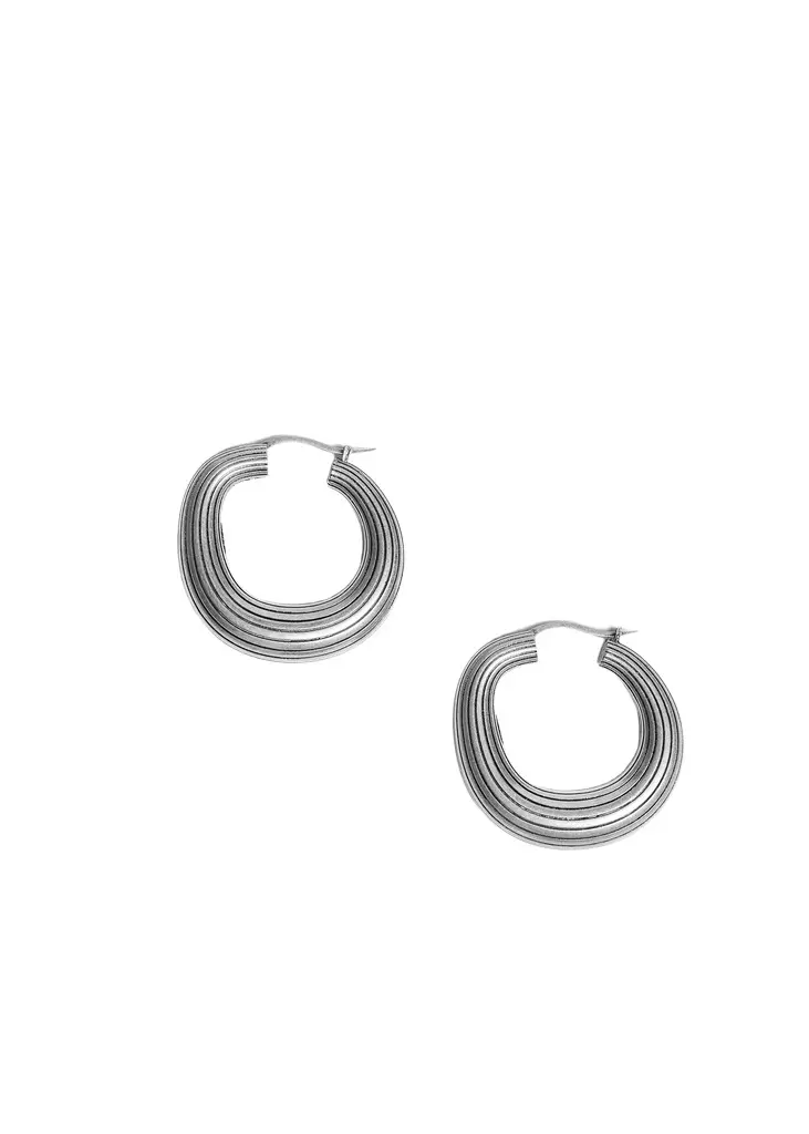 Khaite Santa Fe Hoop Earrings In