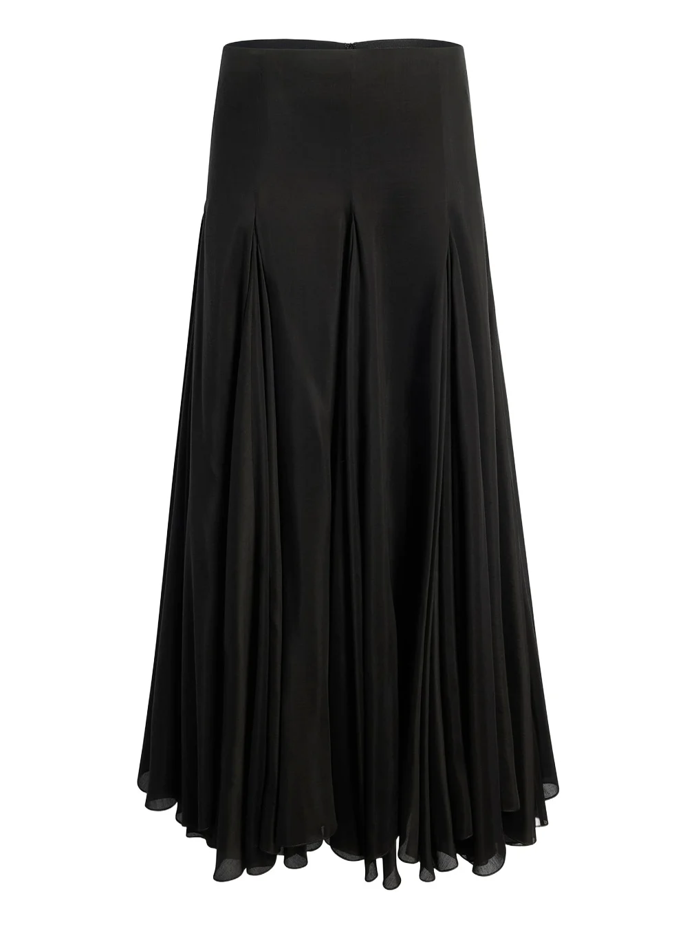 Coda Skirt In Black Silk Blend