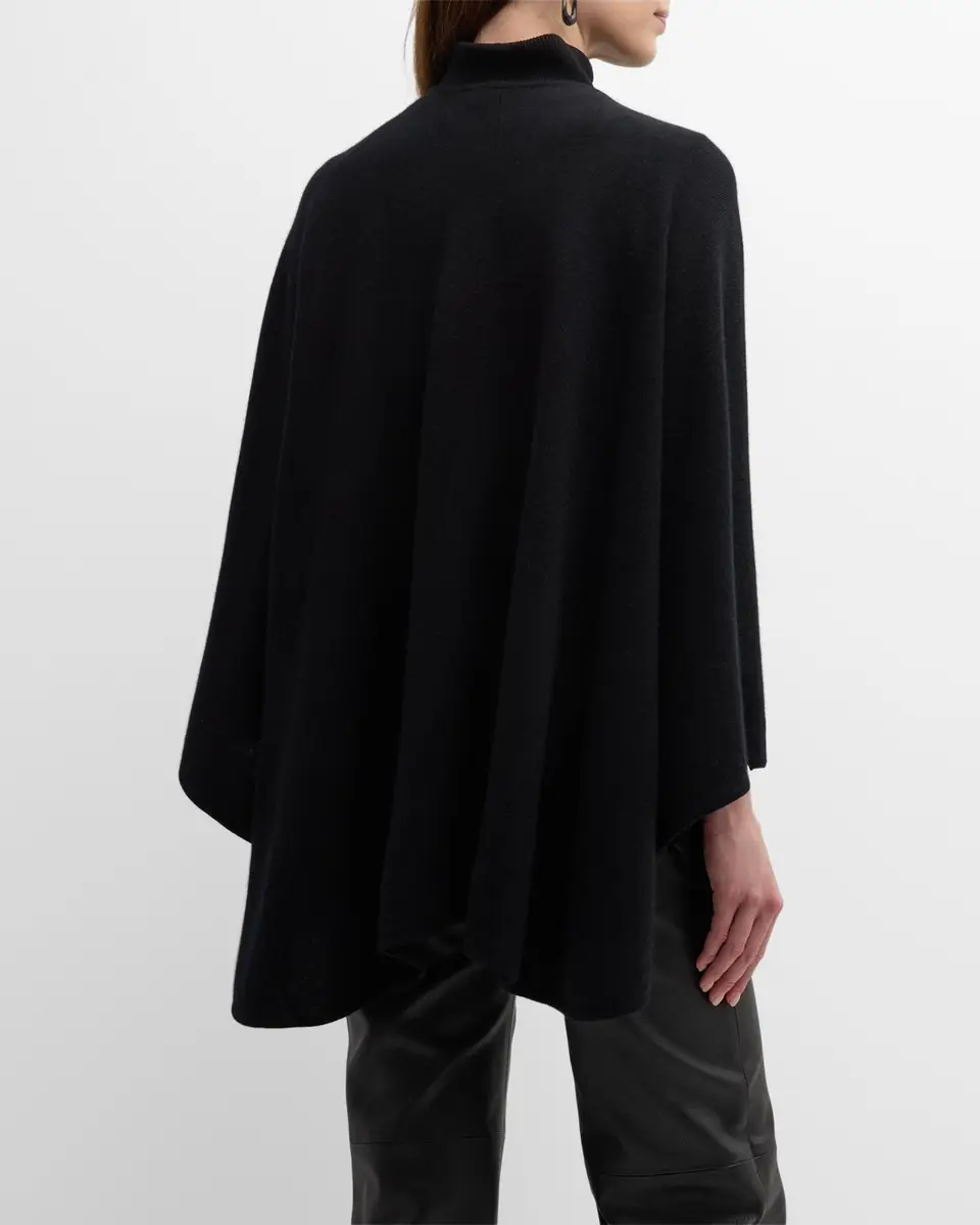 Sofia Cashmere Cashmere Cape With Lace Trim | Thumbnail 6 Sofia Cashmere Cashmere Cape With Lace Trim | Thumbnail 6