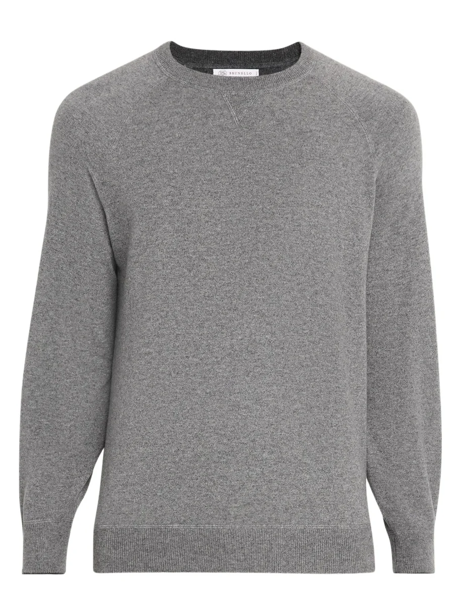 Men's Cashmere Raglan Crewneck Sweater