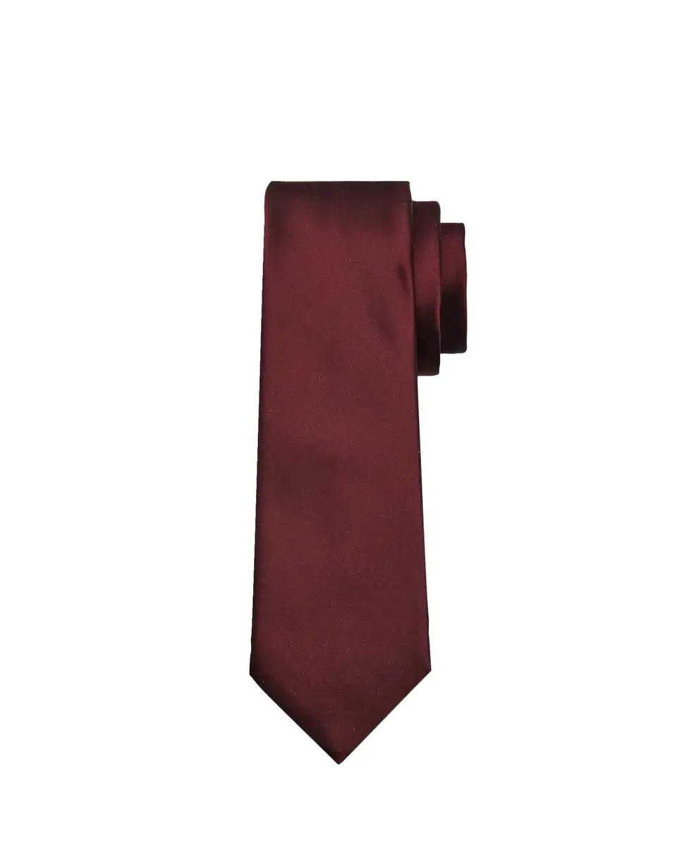 Saint Laurent Men's Solid Silk Satin Tie | Thumbnail 2
