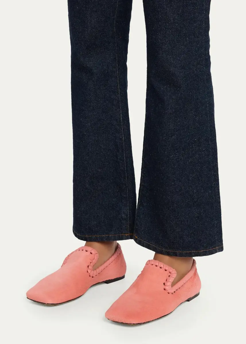 Bottega Veneta Kebir Calf Hair Whipstitch Loafers | Thumbnail 2 Bottega Veneta Kebir Calf Hair Whipstitch Loafers | Thumbnail 2