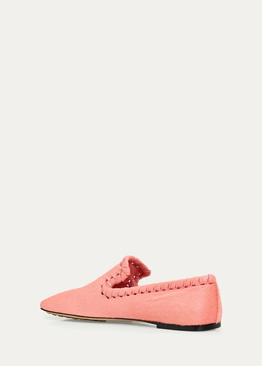 Bottega Veneta Kebir Calf Hair Whipstitch Loafers | Thumbnail 4 Bottega Veneta Kebir Calf Hair Whipstitch Loafers | Thumbnail 4