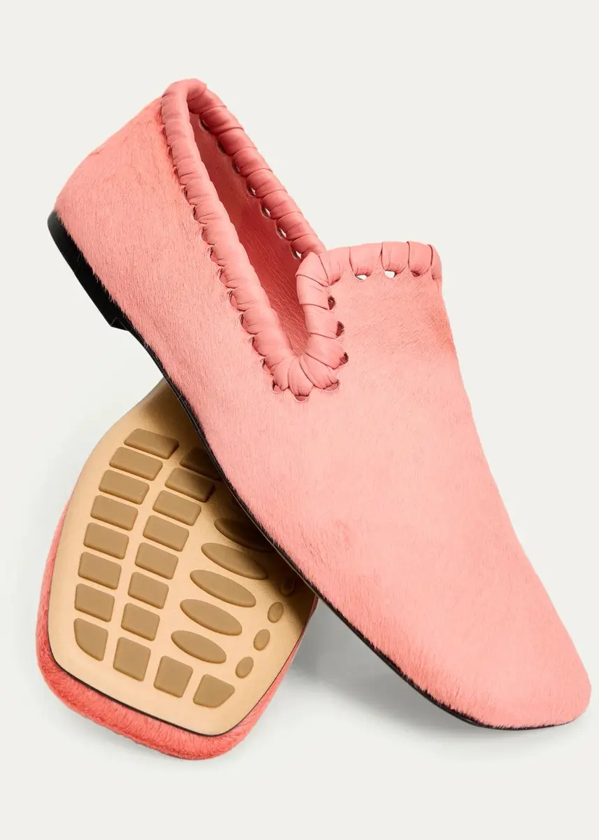 Bottega Veneta Kebir Calf Hair Whipstitch Loafers | Thumbnail 5 Bottega Veneta Kebir Calf Hair Whipstitch Loafers | Thumbnail 5