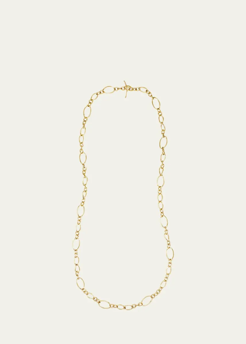 FARAONE MENNELLA by R.F.M.A.S. 18K Yellow Gold Long Small Chain Necklace, 36"L | Thumbnail 5 FARAONE MENNELLA by R.F.M.A.S. 18K Yellow Gold Long Small Chain Necklace, 36"L | Thumbnail 5