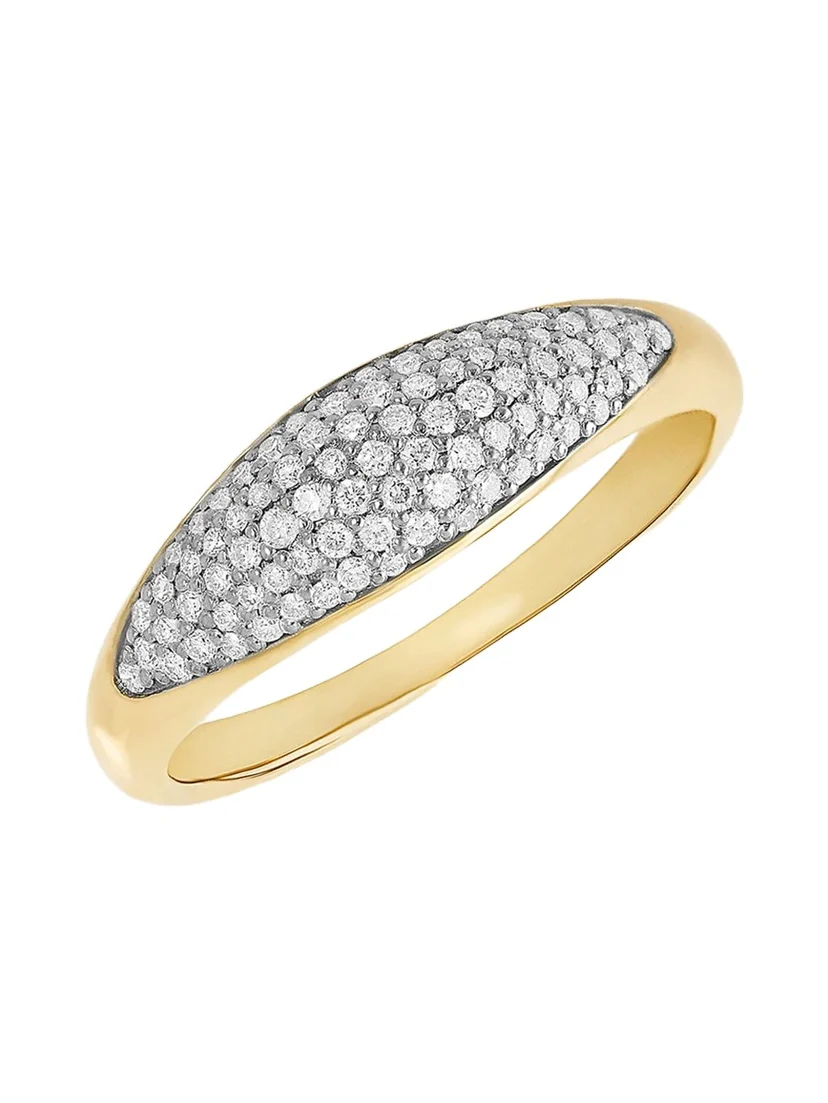 14K Multi Diamond Ring