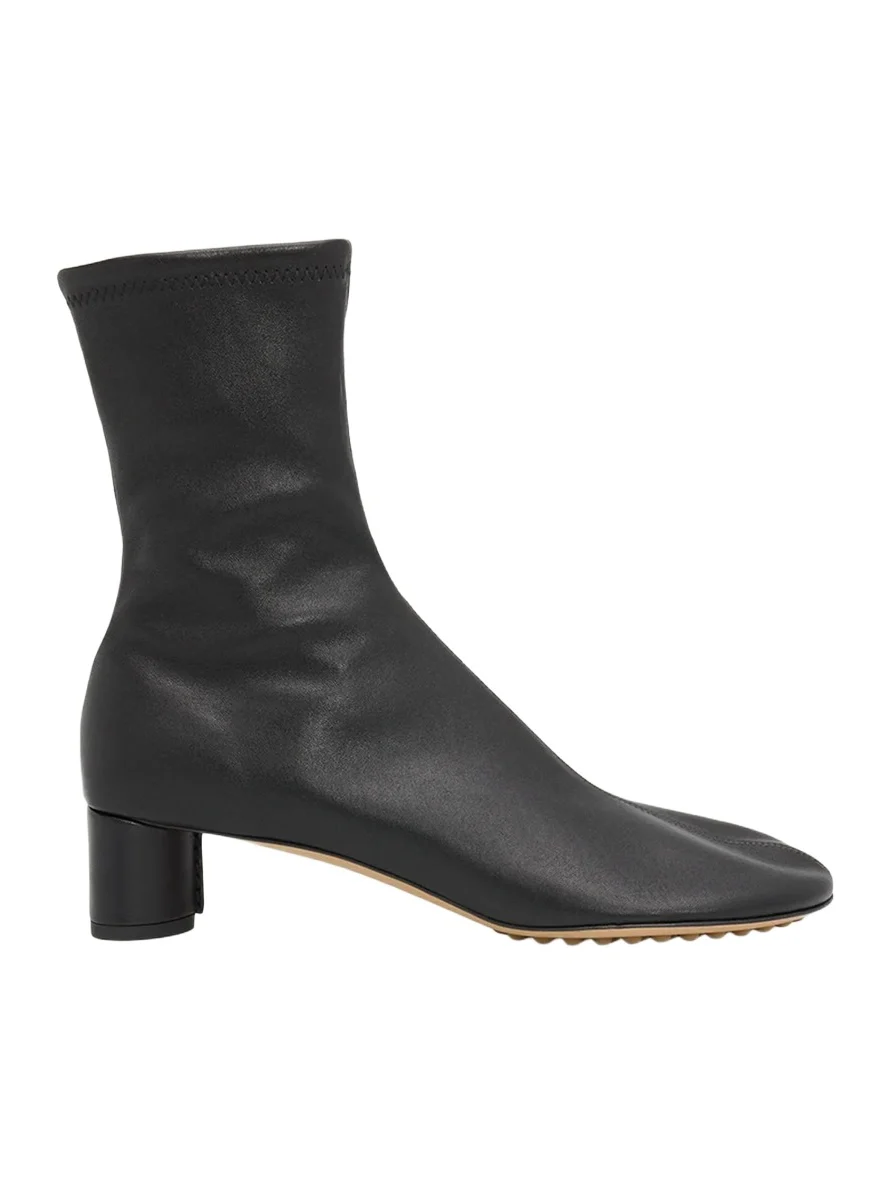 Bottega Veneta 40mm Cherry St Stretch Leather Ankle Boots