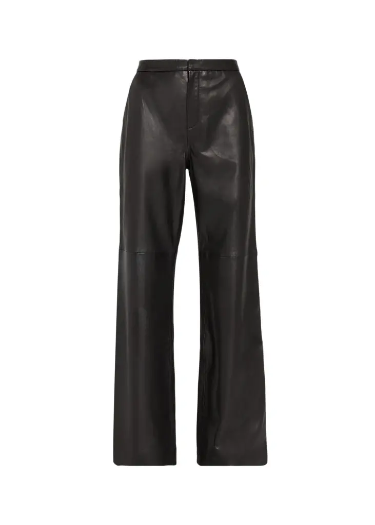 Livvy Leather Straight-Leg Trousers Livvy Leather Straight-Leg Trousers
