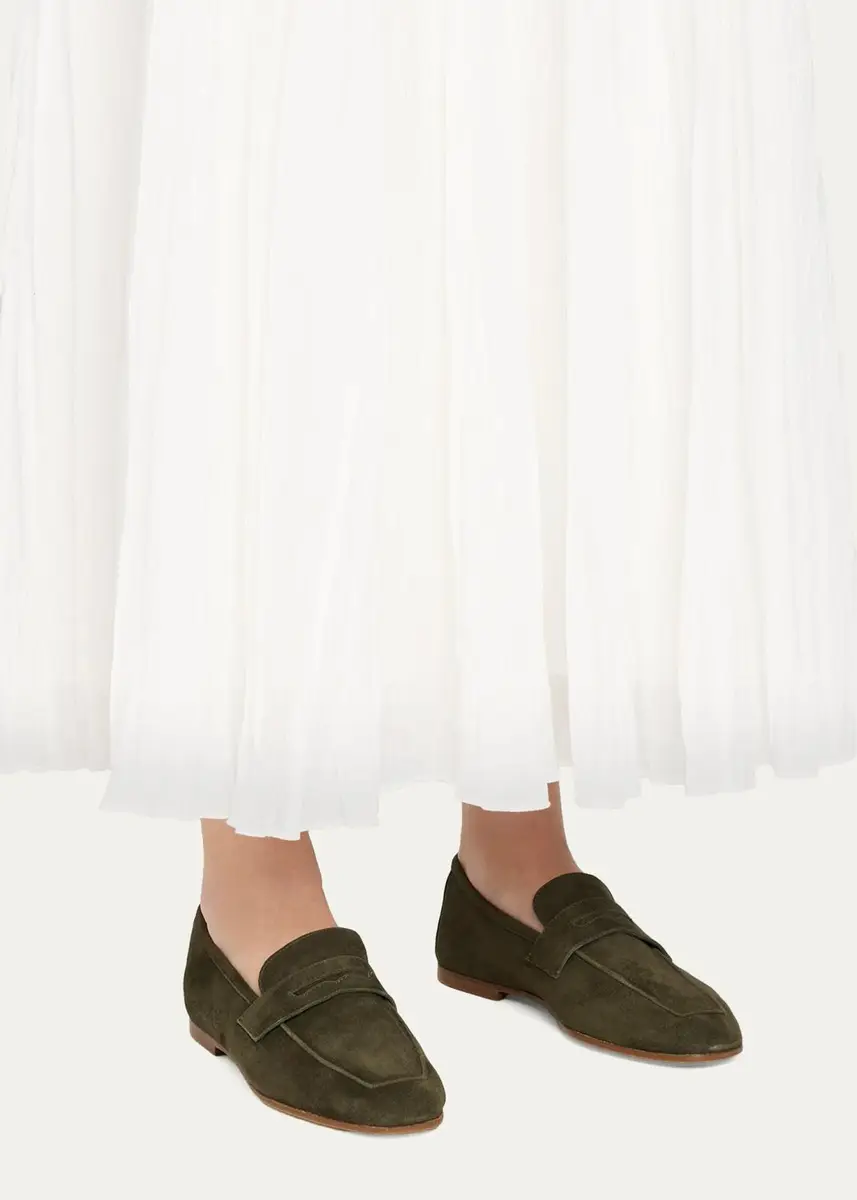 SOPHIQUE Essenziale Suede Penny Loafers | Thumbnail 2