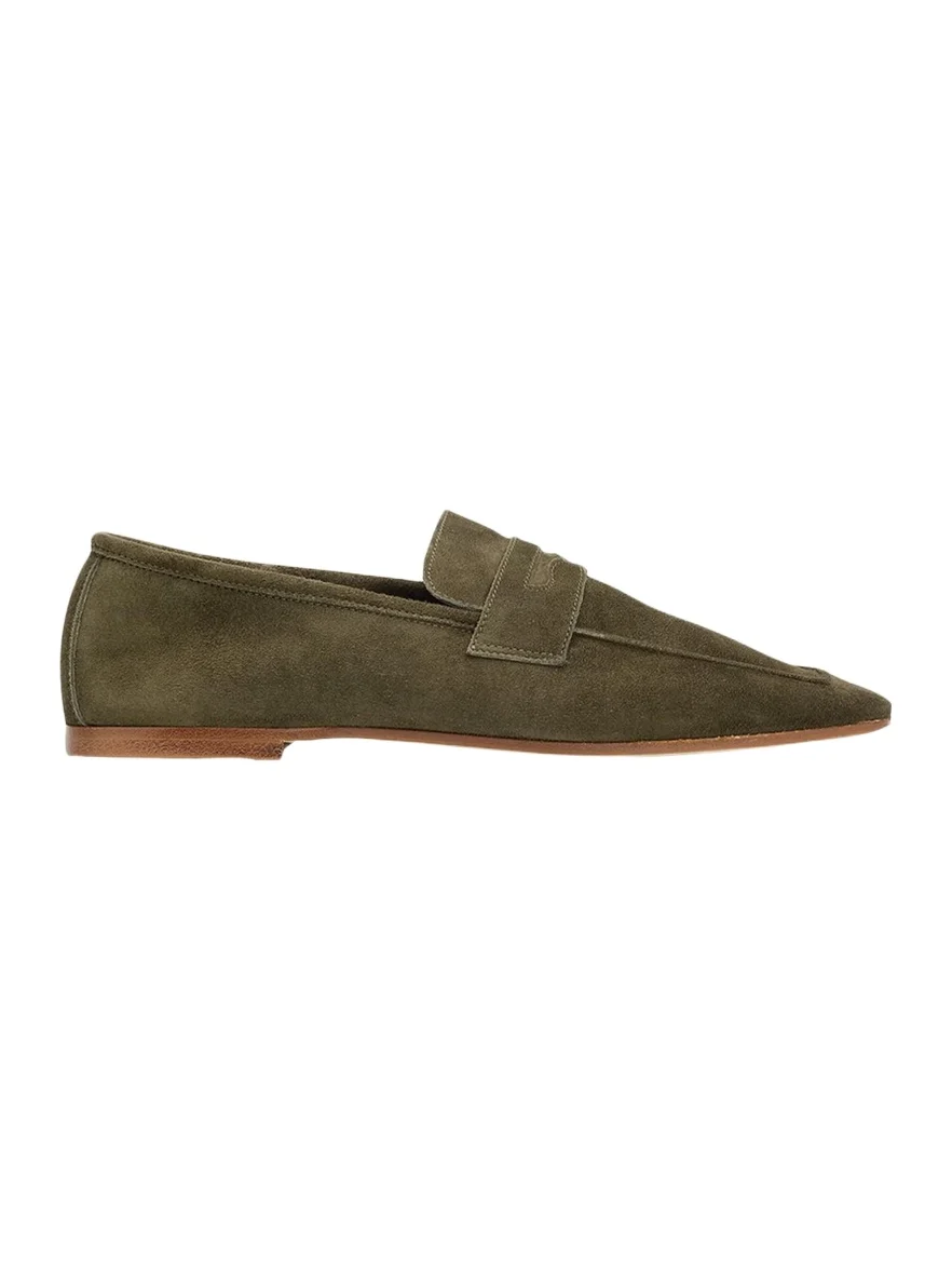 Essenziale Suede Penny Loafers