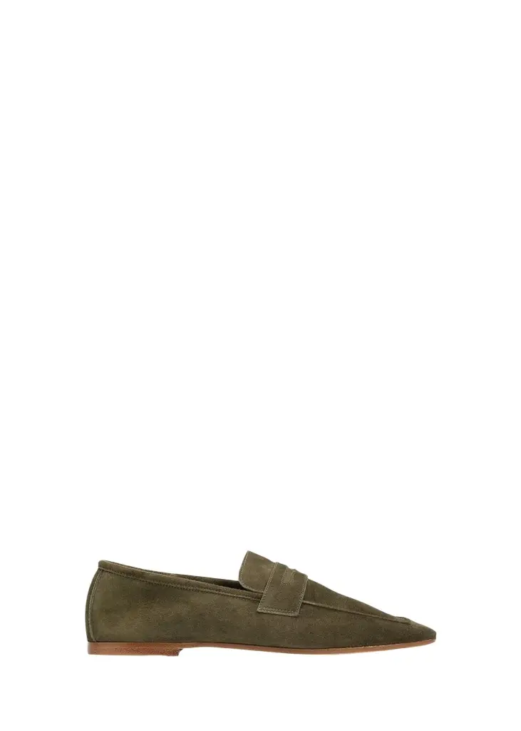 Essenziale Suede Penny Loafers