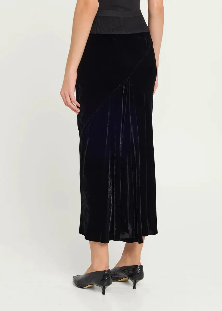 Rick Owens Velvet Bias Midi Skirt | Thumbnail 8 Rick Owens Velvet Bias Midi Skirt | Thumbnail 8