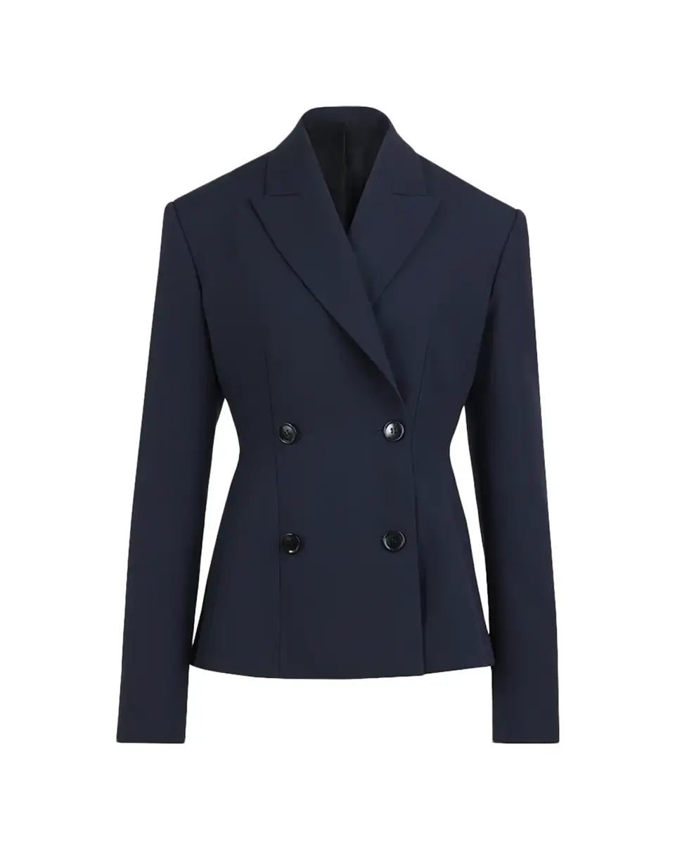 Alaïa Double-Breasted Slim Tailored Jacket | Thumbnail 2 Alaïa Double-Breasted Slim Tailored Jacket | Thumbnail 2