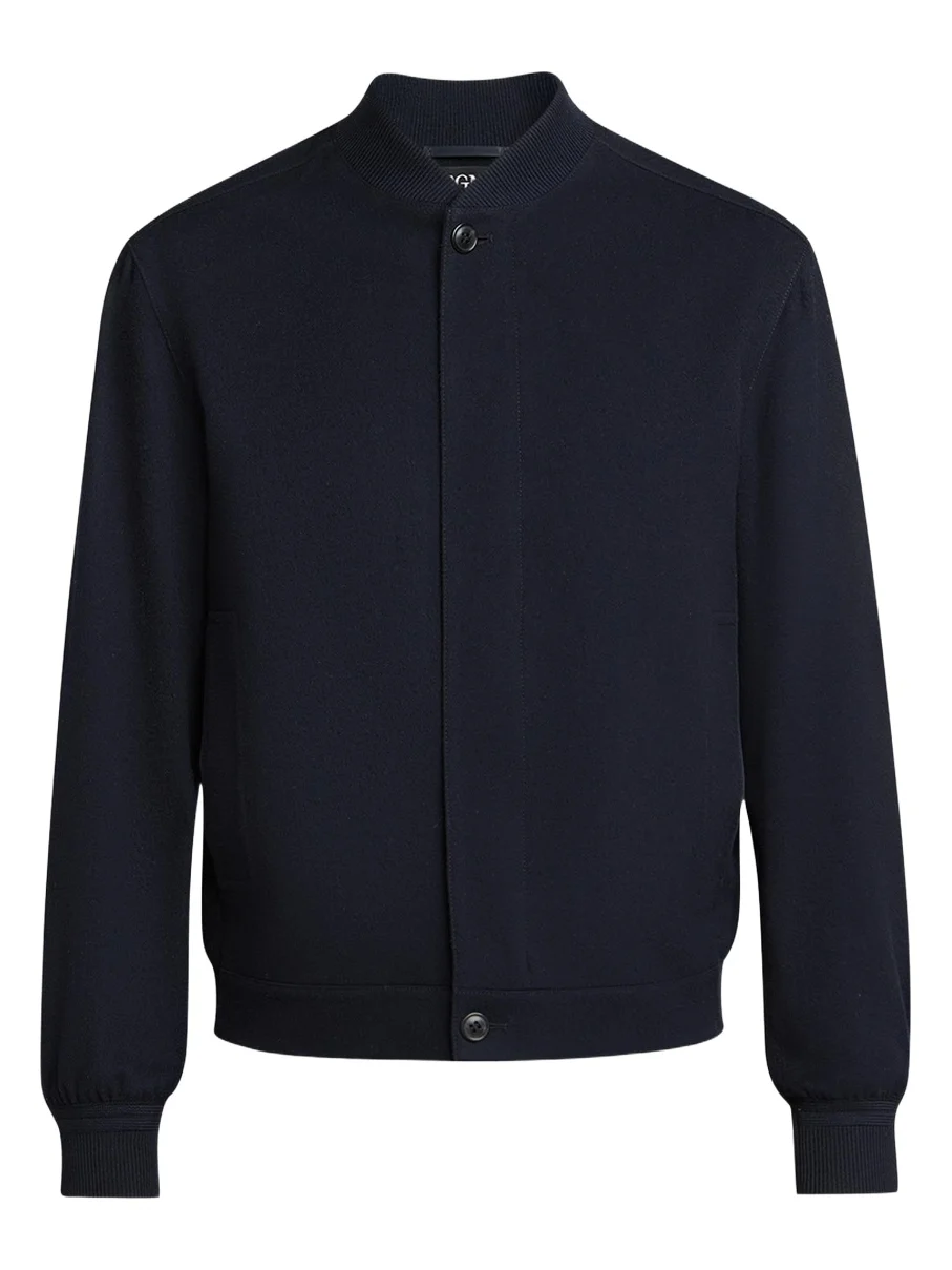 Zegna Men's Oasi Cashmere Bomber Jacket