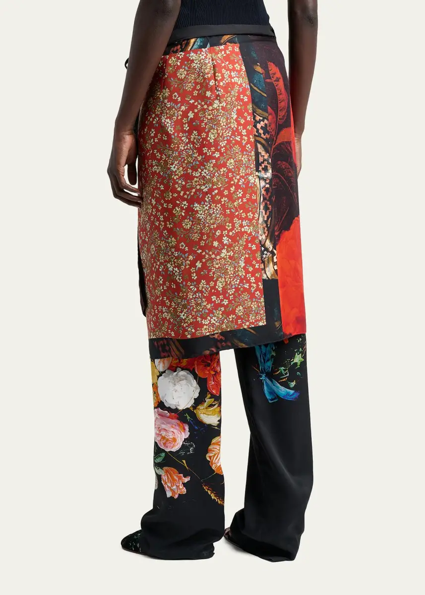 Dries Van Noten Scarfy Multi-Print Wrap Midi Skirt | Thumbnail 3 Dries Van Noten Scarfy Multi-Print Wrap Midi Skirt | Thumbnail 3