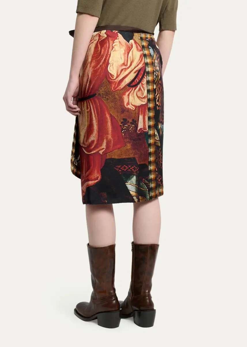 Dries Van Noten Scarfy Multi-Print Wrap Midi Skirt | Thumbnail 8 Dries Van Noten Scarfy Multi-Print Wrap Midi Skirt | Thumbnail 8