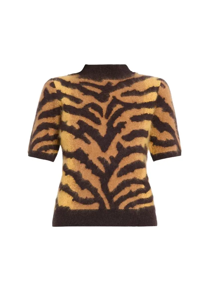 Adam Lippes Ari Brushed Cashmere Top