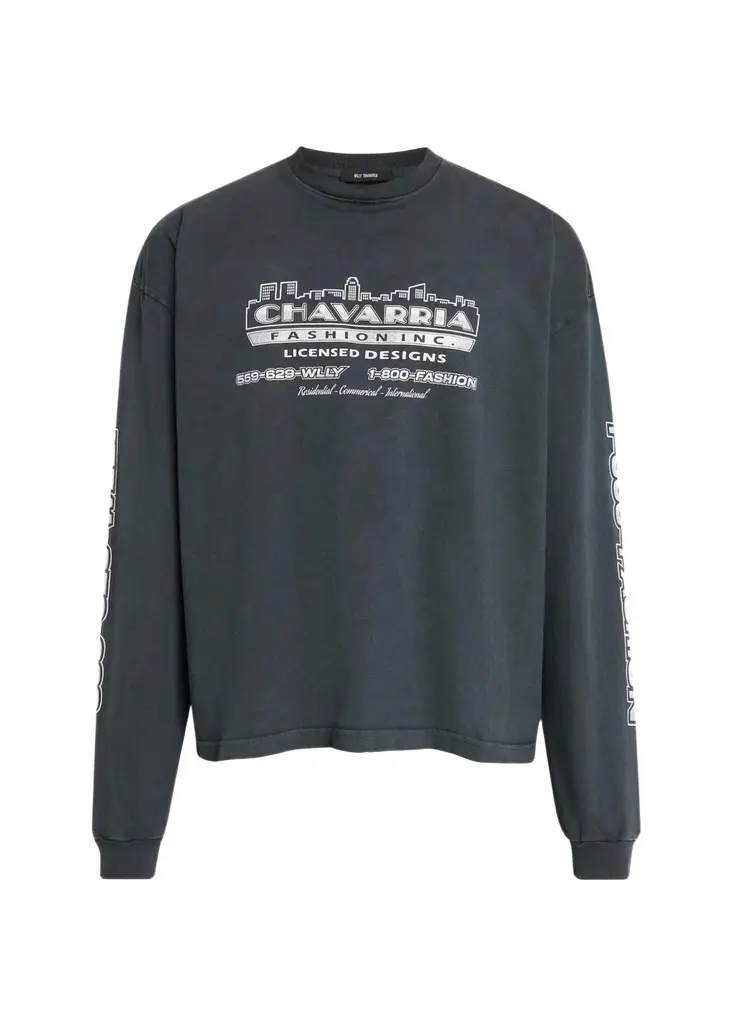 Men's Chavarria Fashion Inc. Cotton Long-Sleeve T-Shirt Men's Chavarria Fashion Inc. Cotton Long-Sleeve T-Shirt
