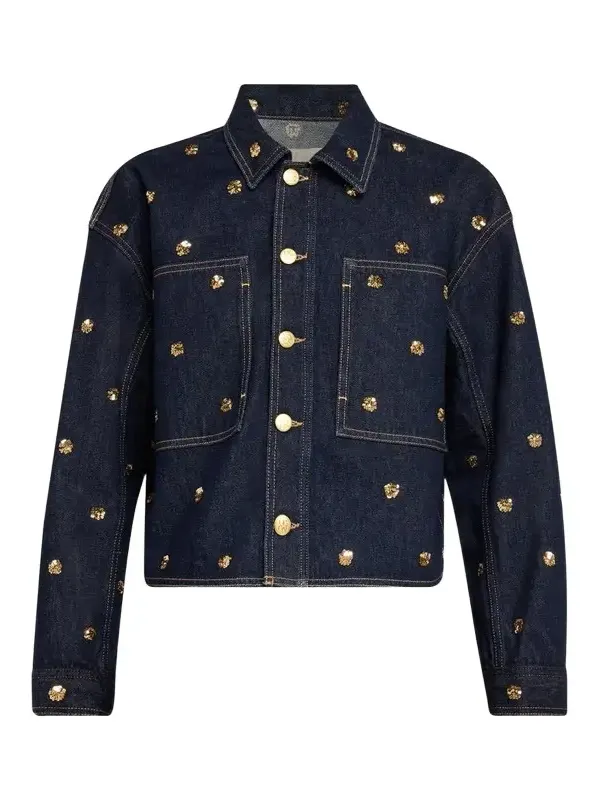 The Bobbie Embellished Denim Jacket