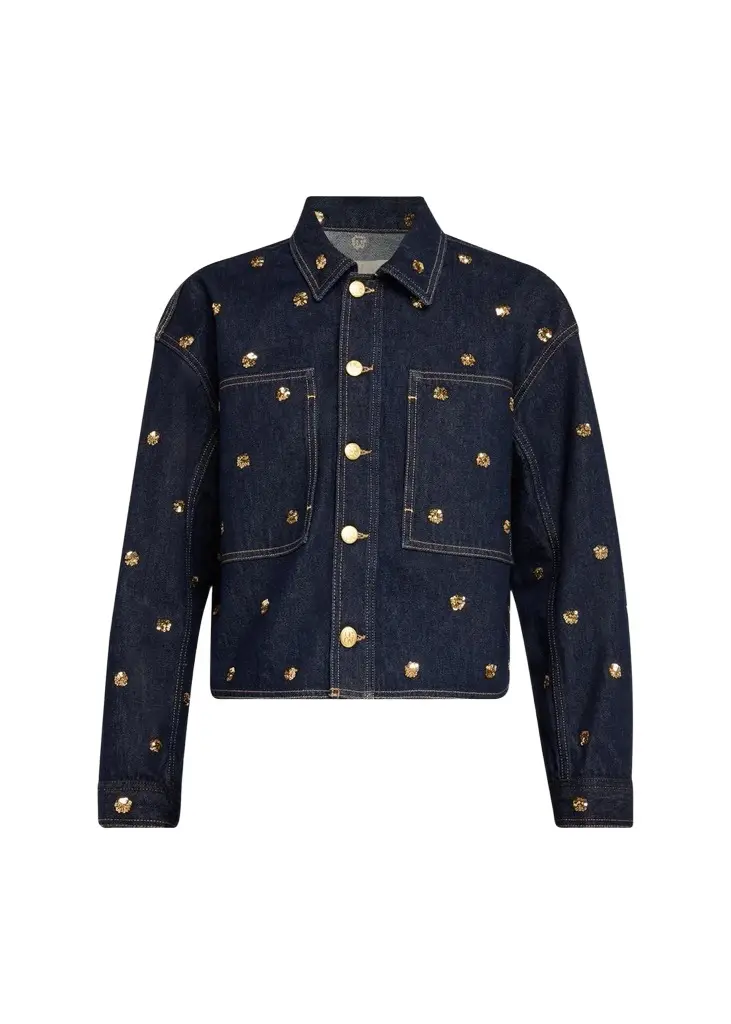 The Bobbie Embellished Denim Jacket The Bobbie Embellished Denim Jacket