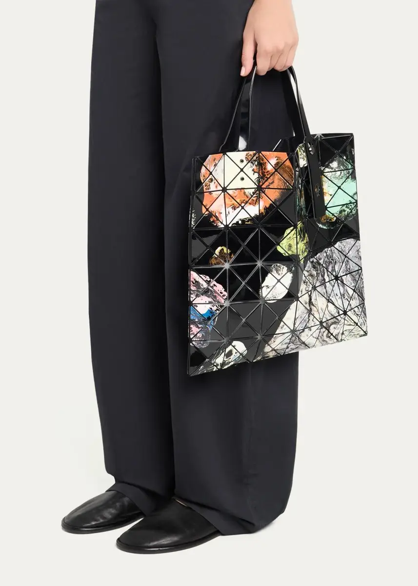 Issey Miyake Cosmic Abstract-Print Geometric Tote Bag | Thumbnail 2