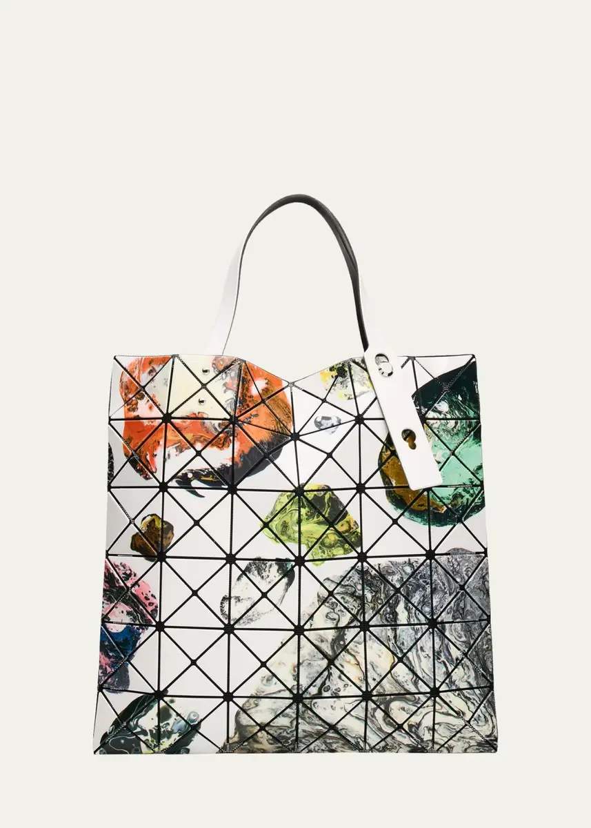 Issey Miyake Cosmic Abstract-Print Geometric Tote Bag | Thumbnail 6