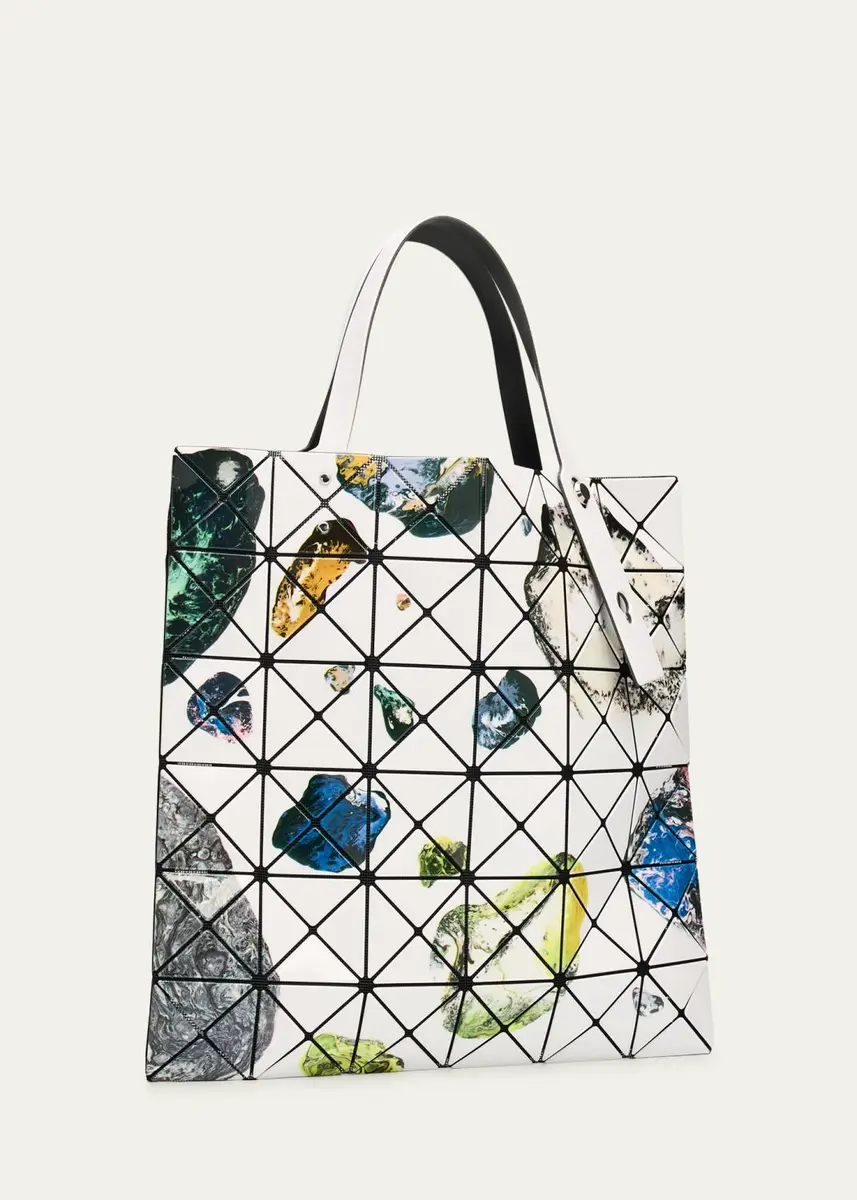 Issey Miyake Cosmic Abstract-Print Geometric Tote Bag | Thumbnail 8