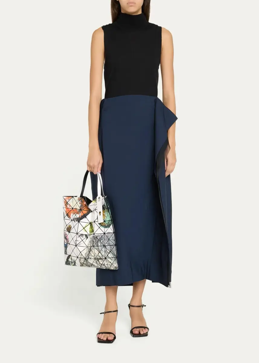 Issey Miyake Cosmic Abstract-Print Geometric Tote Bag | Thumbnail 10