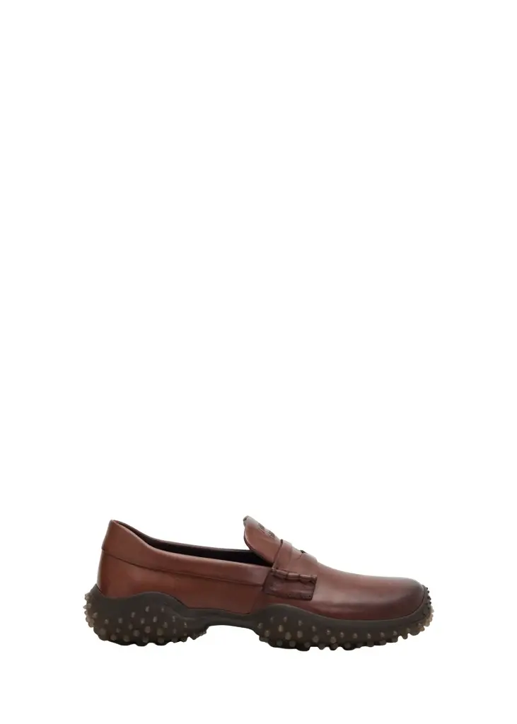 Bubble Leather Penny Loafers Bubble Leather Penny Loafers