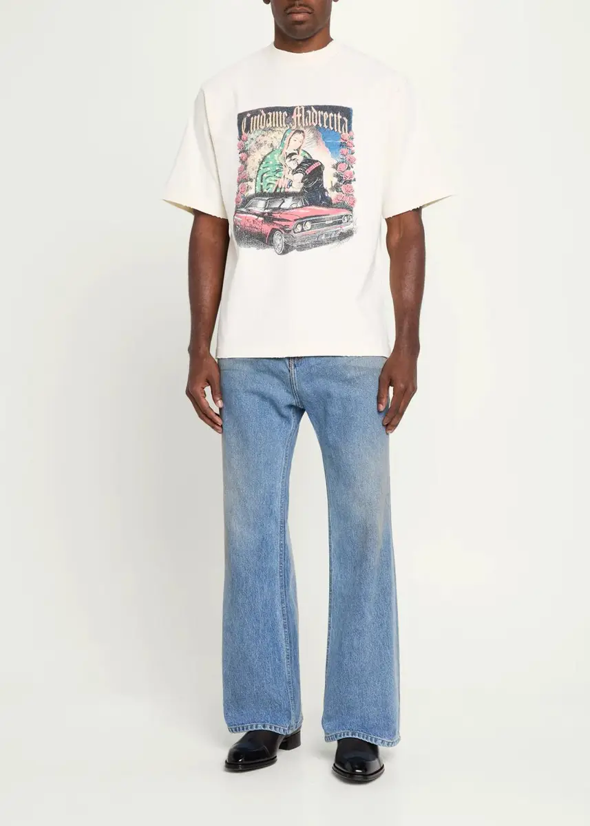 Willy Chavarria Men's Classic Car Graphic T-Shirt | Thumbnail 2 Willy Chavarria Men's Classic Car Graphic T-Shirt | Thumbnail 2