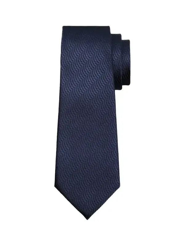 Zegna Men's Abstract Jacquard Silk Tie