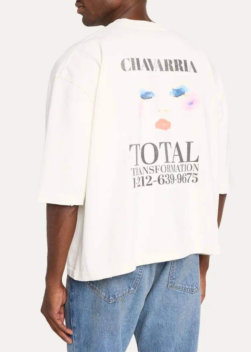 Willy Chavarria Men's House of Style Logo T-Shirt | Thumbnail 3 Willy Chavarria Men's House of Style Logo T-Shirt | Thumbnail 3