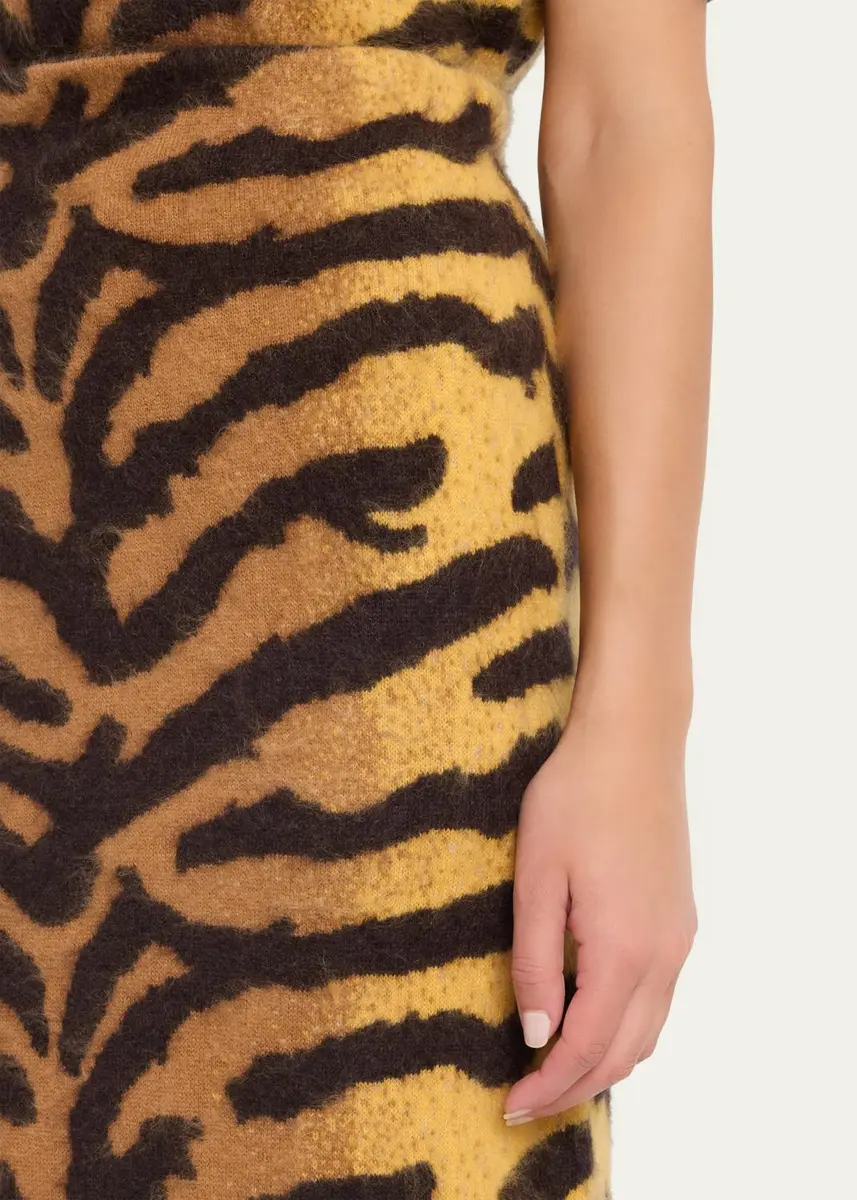 Adam Lippes Amari Brushed Cashmere Skirt | Thumbnail 5 Adam Lippes Amari Brushed Cashmere Skirt | Thumbnail 5