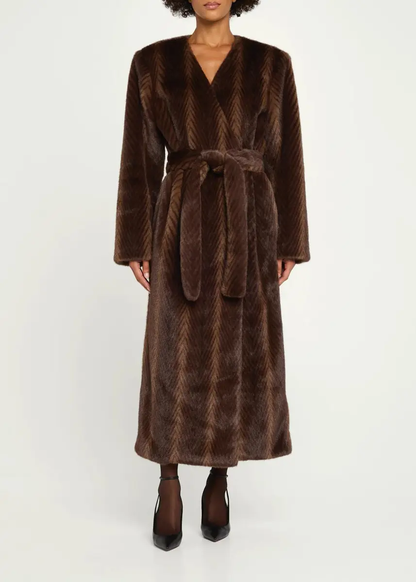 Ronny Kobo Cady Faux-Fur Coat | Thumbnail 2 Ronny Kobo Cady Faux-Fur Coat | Thumbnail 2