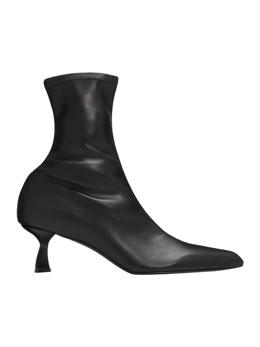 60mm Stretch Leather Booties 60mm Stretch Leather Booties