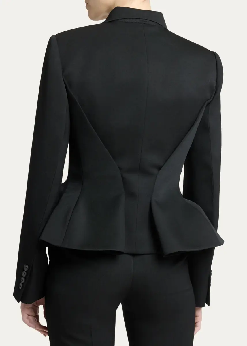 Givenchy Pinched Peplum Double-Breasted Jacket | Thumbnail 3 Givenchy Pinched Peplum Double-Breasted Jacket | Thumbnail 3