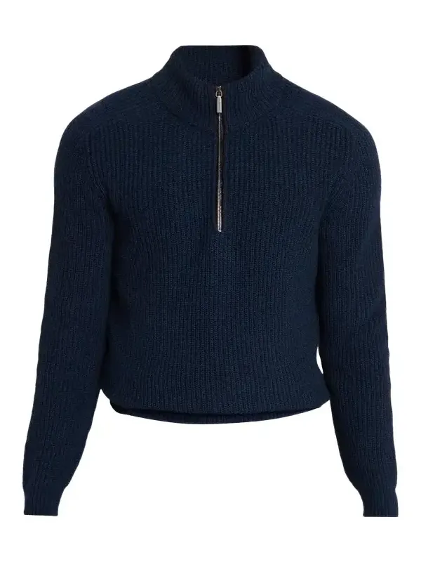 Men's Cashmere Melange Half-Zip Sweater Men's Cashmere Melange Half-Zip Sweater