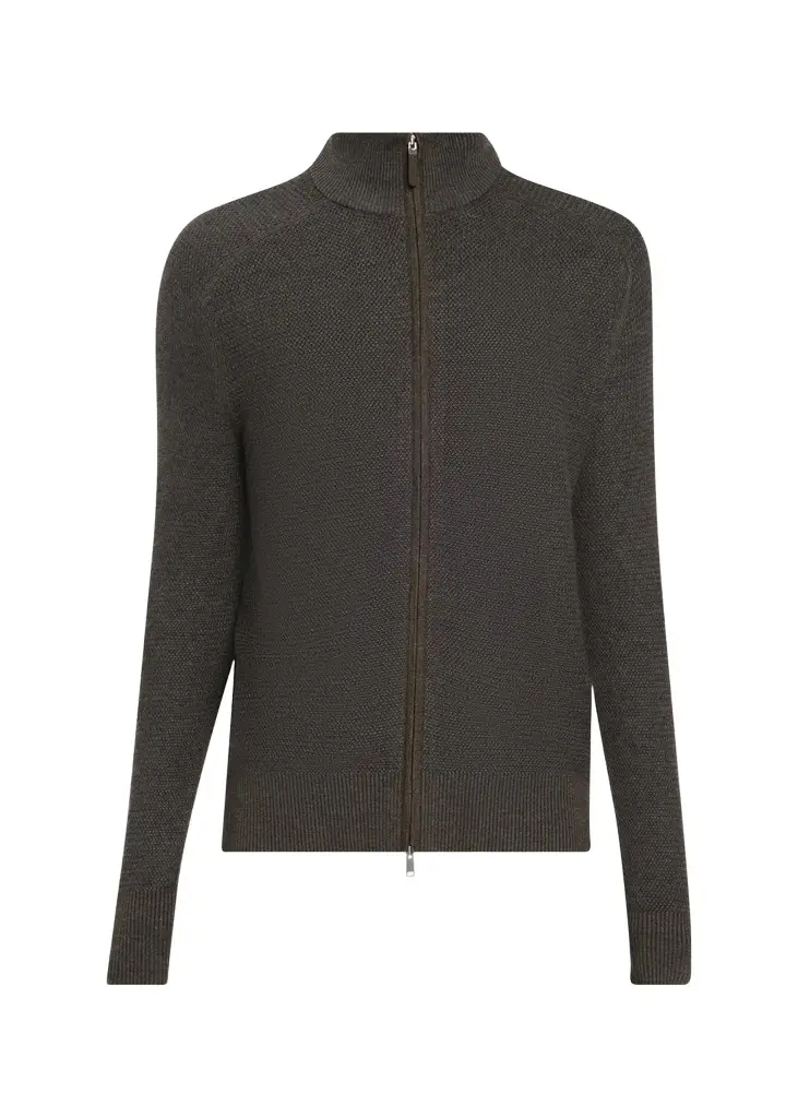 Men's 14GG Cashseta Full-Zip Sweater Men's 14GG Cashseta Full-Zip Sweater