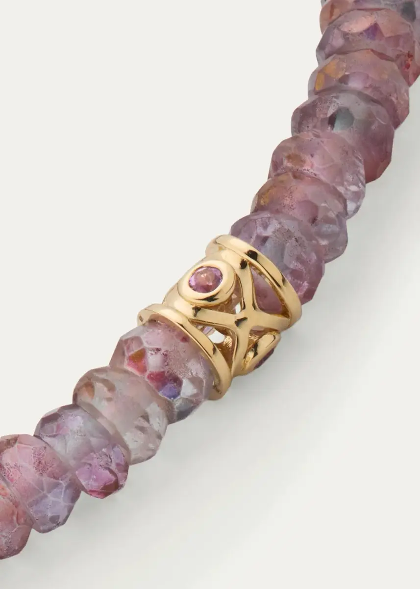 Sydney Evan 14K Lavender Amethyst Bead on Rainbow Quartz Bracelet | Thumbnail 2 Sydney Evan 14K Lavender Amethyst Bead on Rainbow Quartz Bracelet | Thumbnail 2