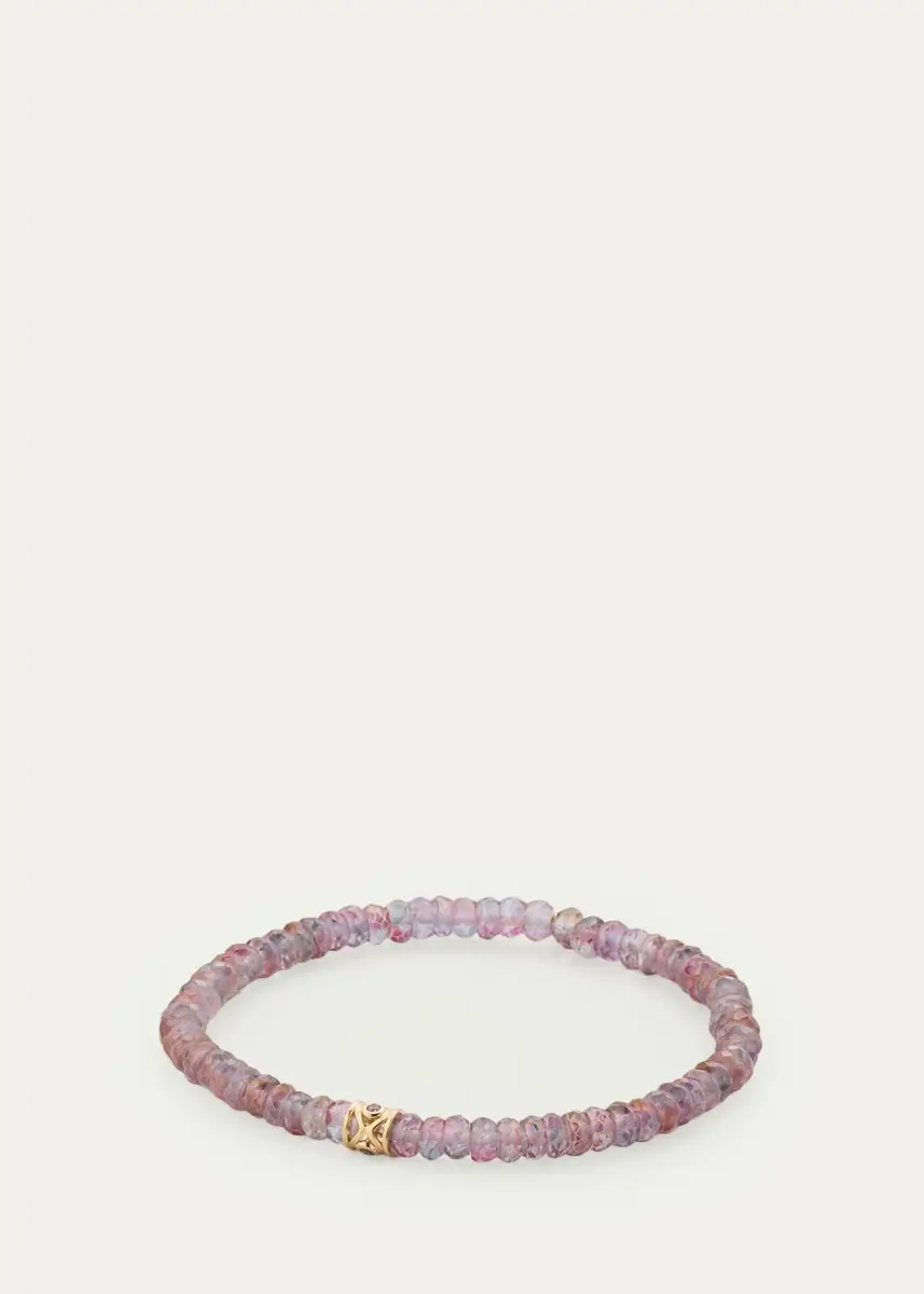 Sydney Evan 14K Lavender Amethyst Bead on Rainbow Quartz Bracelet | Thumbnail 3 Sydney Evan 14K Lavender Amethyst Bead on Rainbow Quartz Bracelet | Thumbnail 3