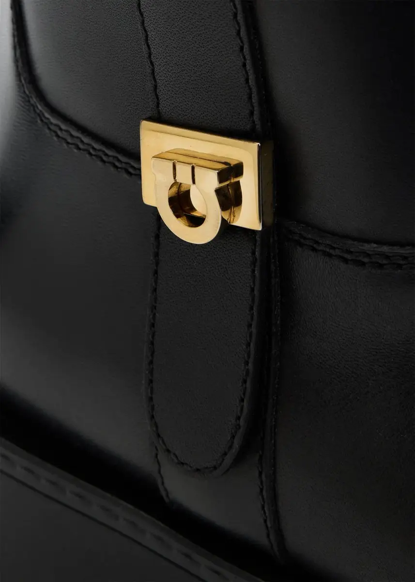 Ferragamo Nyves Leather Mid-Calf Boots | Thumbnail 5