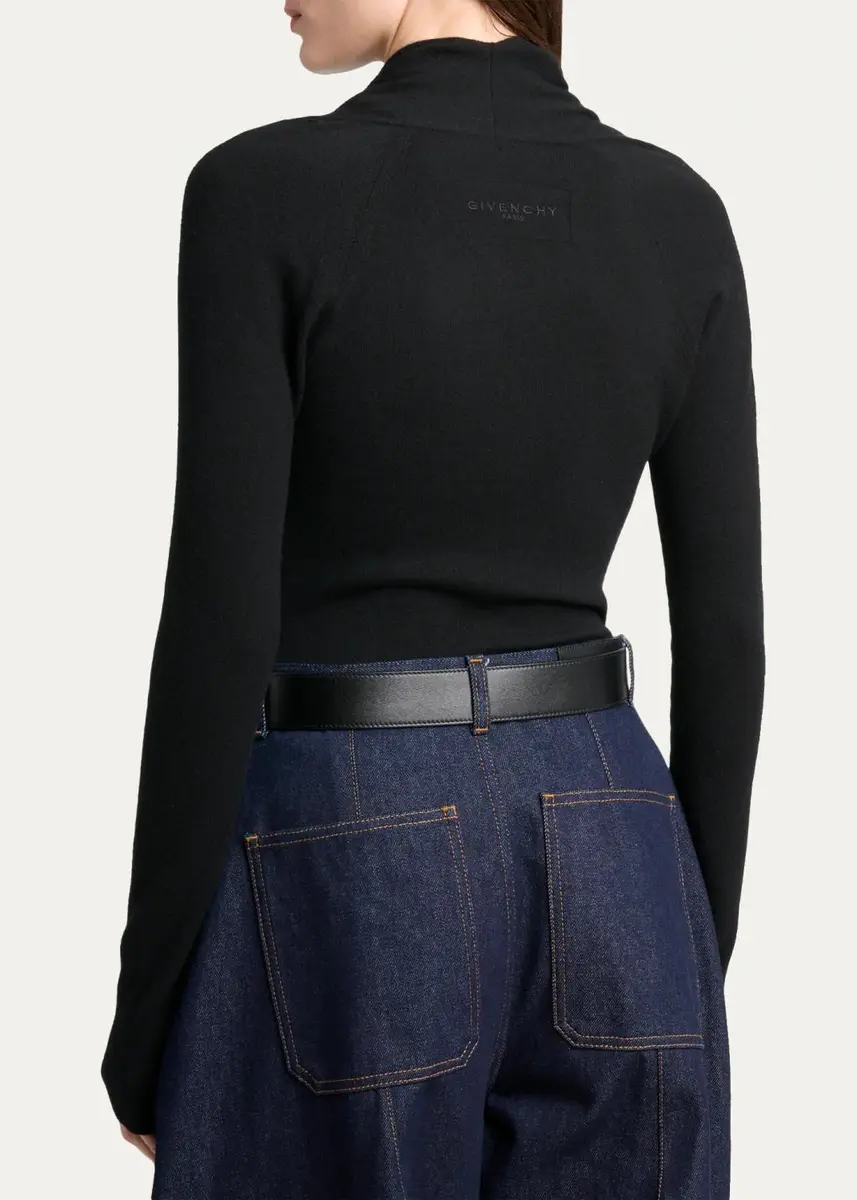 Givenchy Striped Pleated Wool Pants | Thumbnail 3