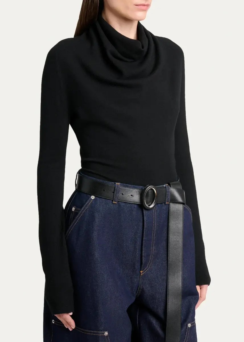 Givenchy Striped Pleated Wool Pants | Thumbnail 4