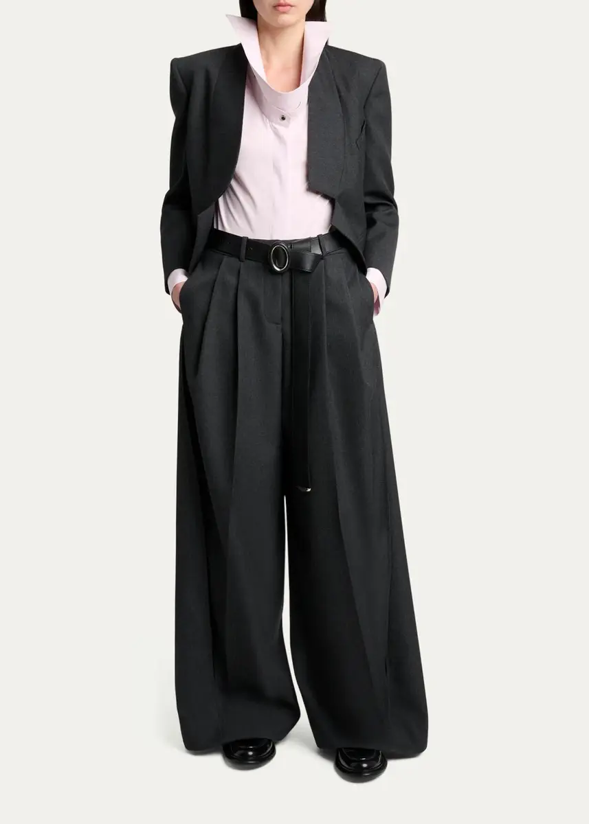 Givenchy Reverse Lapel Wool Jacket | Thumbnail 2 Givenchy Reverse Lapel Wool Jacket | Thumbnail 2