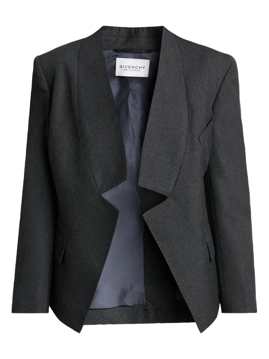 Reverse Lapel Wool Jacket Reverse Lapel Wool Jacket