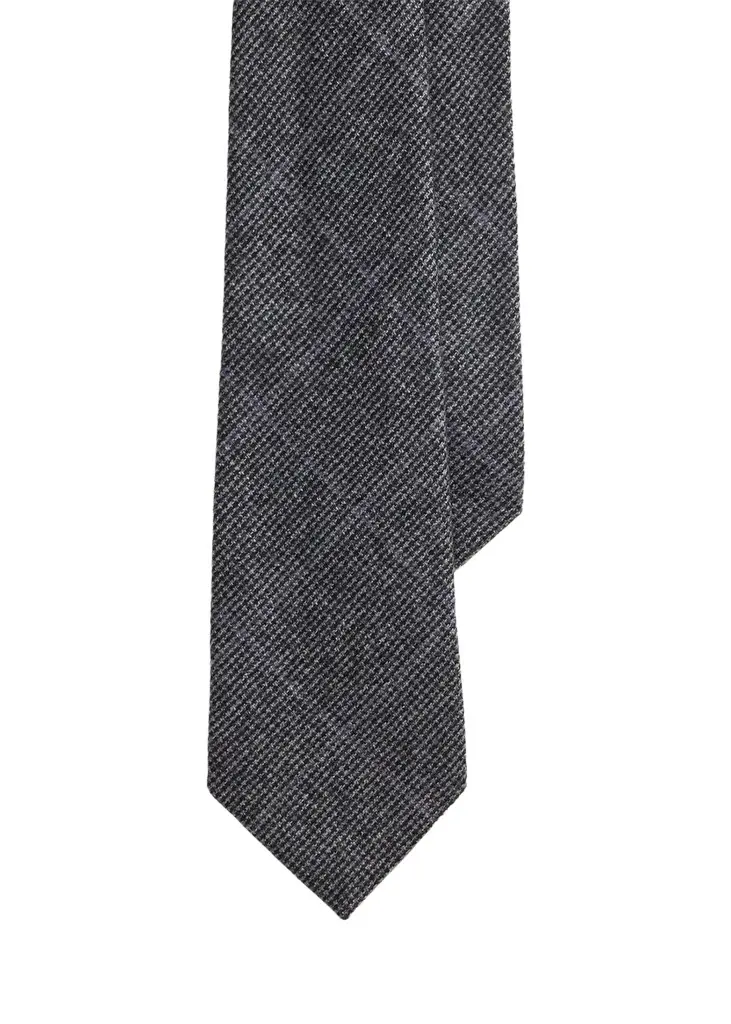 Ralph Lauren Purple Label Men's Tic-Weave Wool-Cashmere Tie