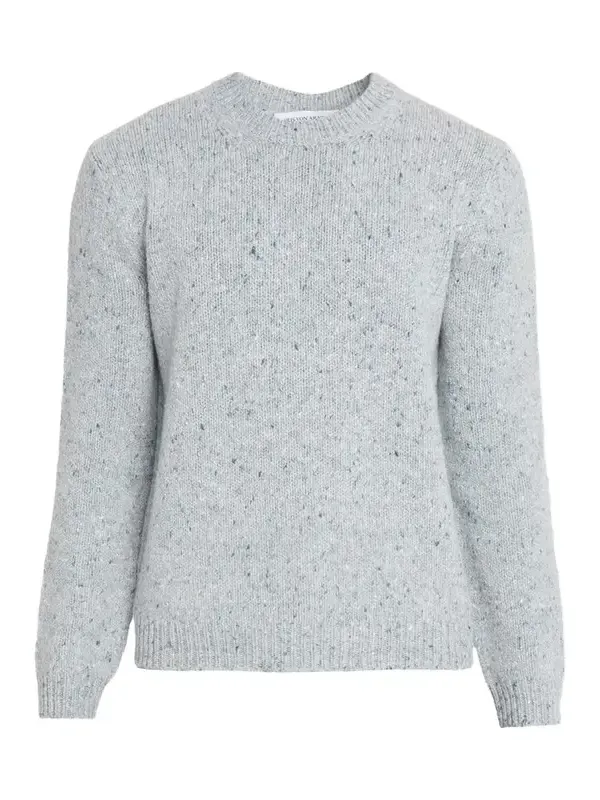 Men's Melange Wool & Cashmere Crewneck Sweater Men's Melange Wool & Cashmere Crewneck Sweater