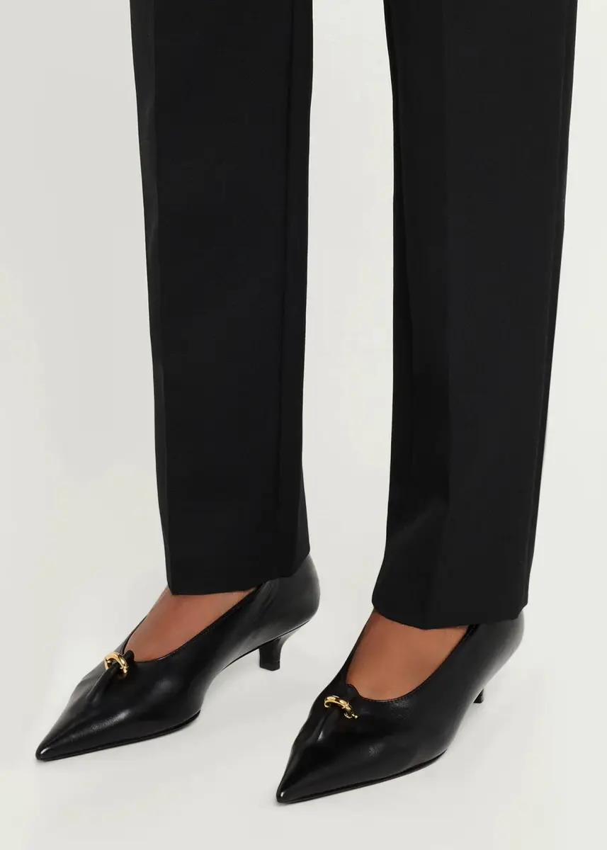 TOTEME Pierced Nappa Leather Pumps | Thumbnail 2 TOTEME Pierced Nappa Leather Pumps | Thumbnail 2